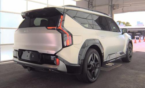 Ivory Silver 2024 Kia EV9 GT-Line