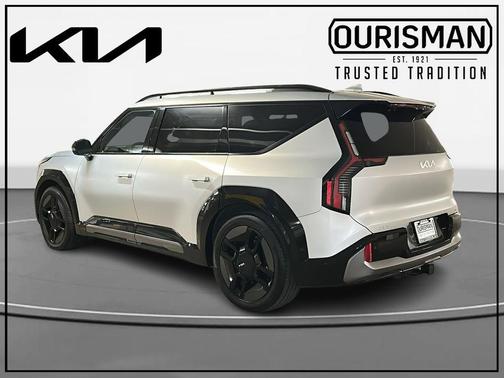 Ivory Silver 2024 Kia EV9 GT-Line