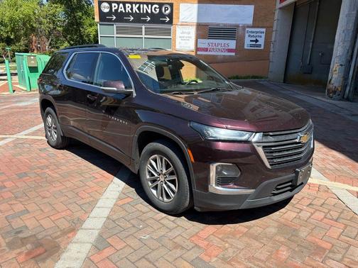 Black Cherry Metallic 2023 Chevrolet Traverse LT Leather