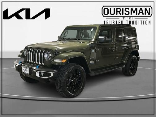 Sarge Green Clearcoat 2023 Jeep Wrangler 4xe Sahara