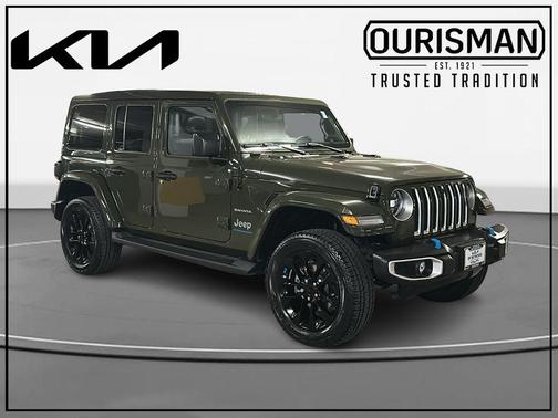 Sarge Green Clearcoat 2023 Jeep Wrangler 4xe Sahara