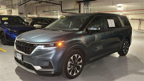 Blue 2024 Kia Carnival EX