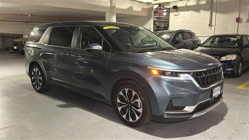 Blue 2024 Kia Carnival EX