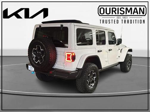 Bright White Clearcoat 2023 Jeep Wrangler 4xe Rubicon