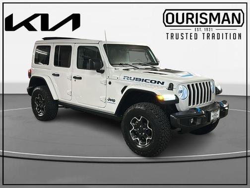 Bright White Clearcoat 2023 Jeep Wrangler 4xe Rubicon