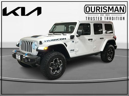 Bright White Clearcoat 2023 Jeep Wrangler 4xe Rubicon