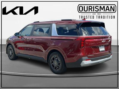 Red 2026 Kia Carnival Hybrid EX