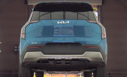 Ocean Blue 2024 Kia EV9 Wind