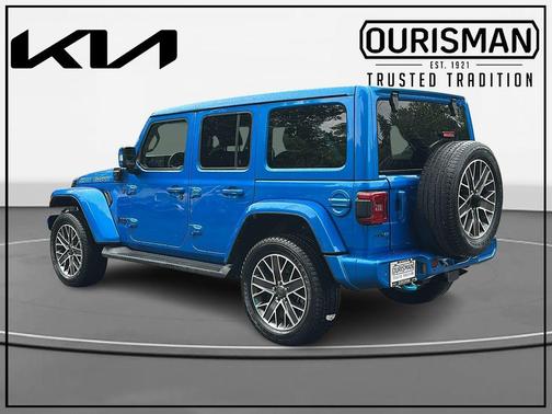 Hydro Blue Pearlcoat 2022 Jeep Wrangler Unlimited 4xe Sahara