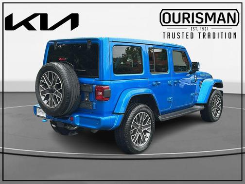 Hydro Blue Pearlcoat 2022 Jeep Wrangler Unlimited 4xe Sahara