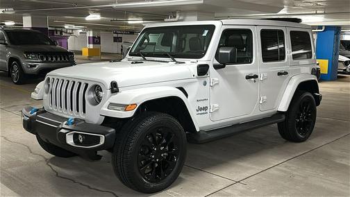 Bright White Clearcoat 2022 Jeep Wrangler Unlimited 4xe Sahara