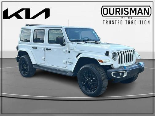 Bright White Clearcoat 2023 Jeep Wrangler 4xe Sahara