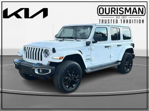 Bright White Clearcoat 2023 Jeep Wrangler 4xe Sahara