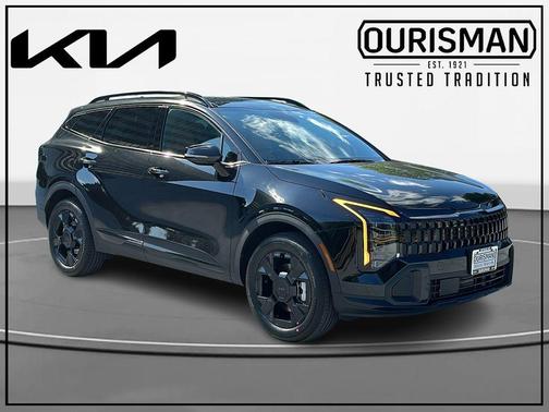 Black 2026 Kia Sportage Hybrid EX