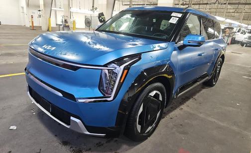 Ocean Blue 2024 Kia EV9 Land