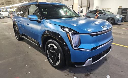 Ocean Blue 2024 Kia EV9 Land