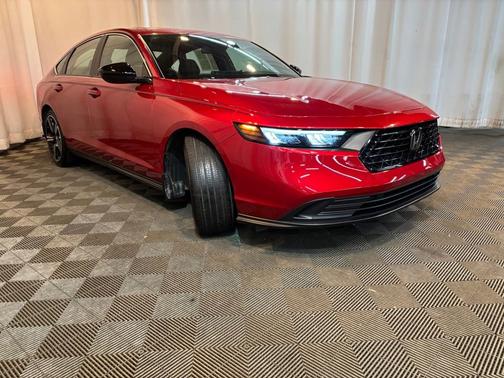 Radiant Red Metallic 2025 Honda Accord Hybrid