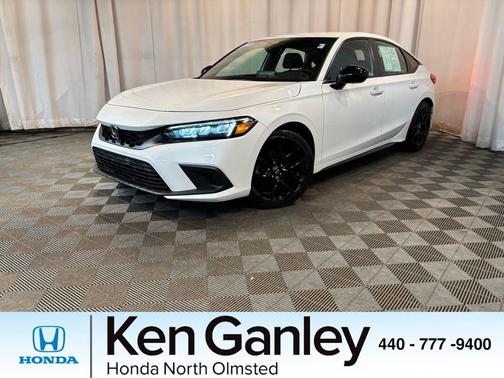 Platinum White Pearl 2023 Honda Civic