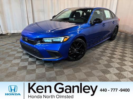 Aegean Blue Metallic 2024 Honda Civic