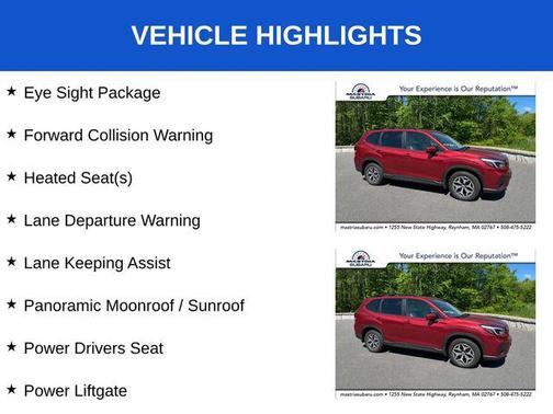Crimson Red Pearl 2021 Subaru Forester Premium