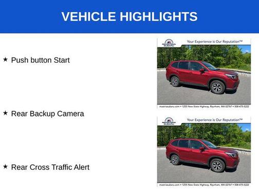 Crimson Red Pearl 2021 Subaru Forester Premium
