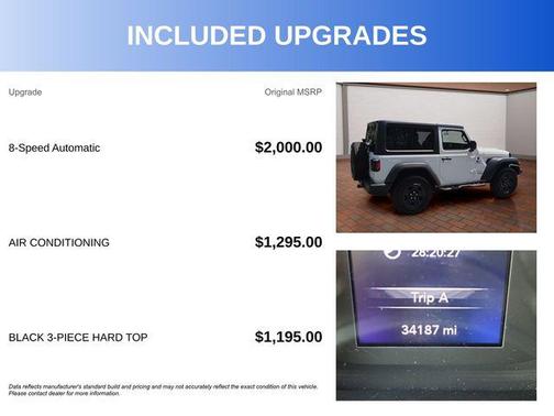 Bright White Clearcoat 2019 Jeep Wrangler Sport
