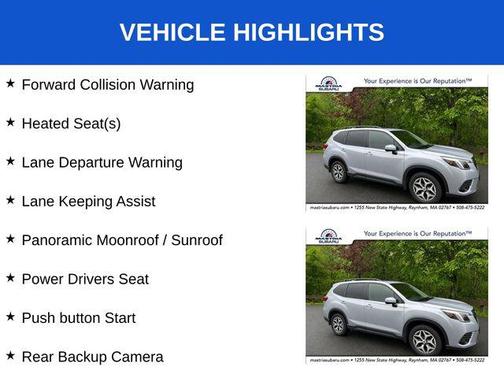 Ice Silver Metallic 2023 Subaru Forester Premium