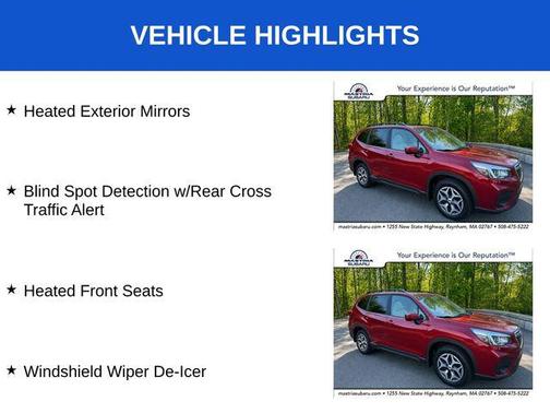 Crimson Red Pearl 2019 Subaru Forester Premium