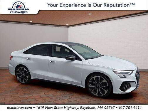 Glacier White Metallic 2023 Audi S3 Premium Plus TFSI quattro S tronic