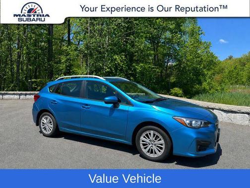 Island Blue Pearl 2018 Subaru Impreza 2.0i Premium