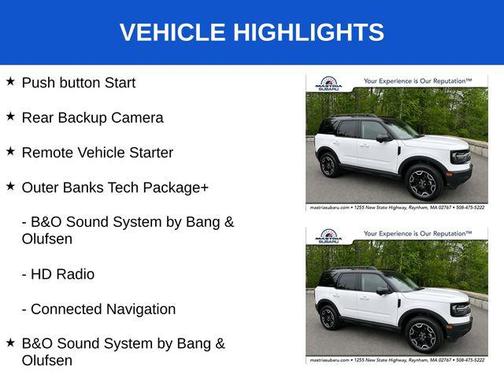 Oxford White 2025 Ford Bronco Sport Outer Banks