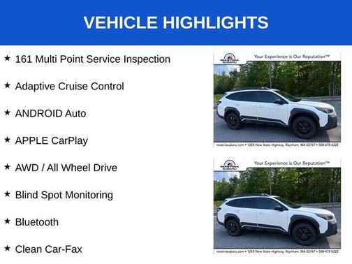 Crystal White Pearl 2022 Subaru Outback Wilderness