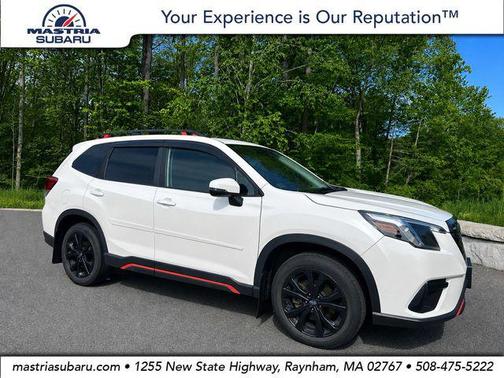 Crystal White Pearl 2022 Subaru Forester Sport