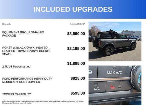 Carbonized Gray Metallic 2021 Ford Bronco Outer Banks