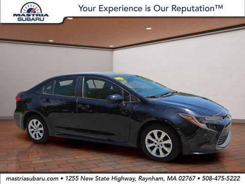 Midnight Black Metallic 2025 Toyota Corolla LE