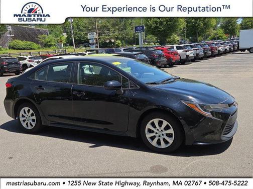 Midnight Black Metallic 2025 Toyota Corolla LE