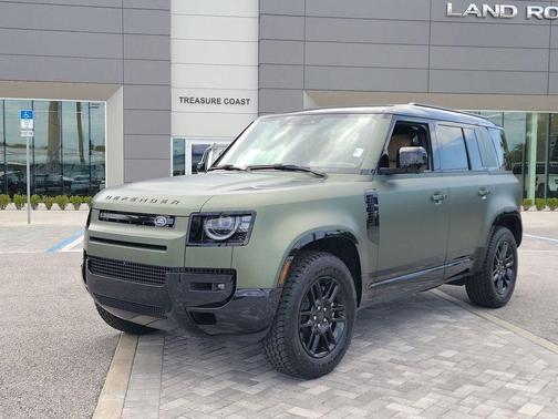 Woolstone Green 2026 Land Rover Defender P400 X-Dynamic SE