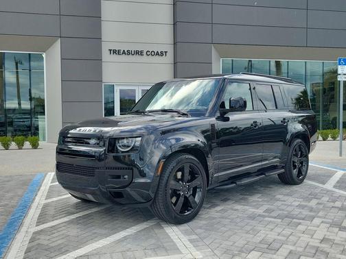 Santorini Black 2026 Land Rover Defender P500 V8