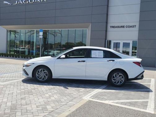 White 2025 Hyundai ELANTRA HEV Blue