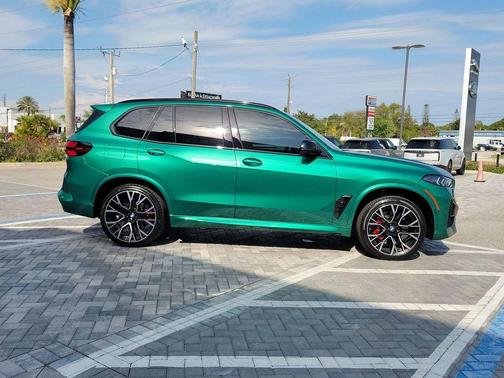 Isle of Man Green Metallic 2024 BMW X5 M Competition