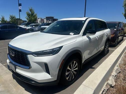 Glacier White 2025 INFINITI QX60 PURE