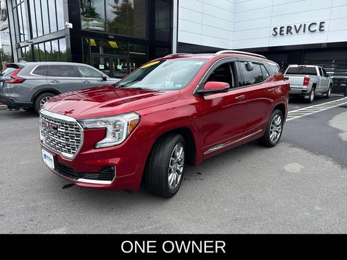 Volcanic Red Tintcoat 2024 GMC Terrain Denali