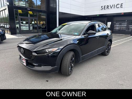 Jet Black Mica 2025 Mazda CX-30 2.5 Turbo Premium Plus Package