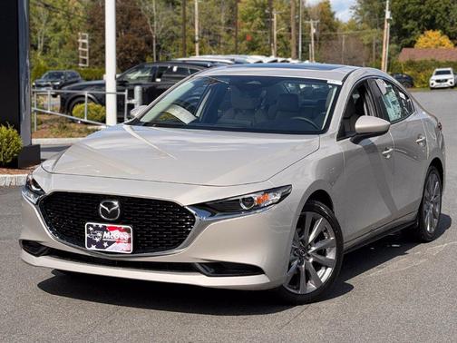 Platinum Quartz Metallic 2026 Mazda Mazda3 FWD w/Preferred Package