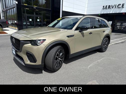 Zircon Sand Metallic 2025 Mazda CX-70 PHEV Premium Package