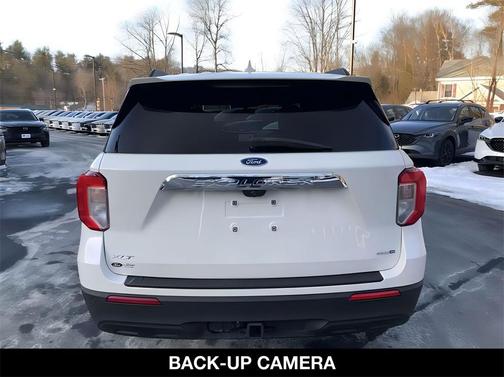 Star White Metallic Tri-Coat 2020 Ford Explorer XLT