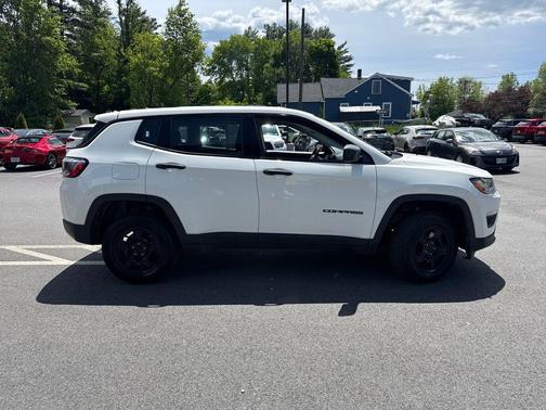 White Clearcoat 2021 Jeep Compass Sport