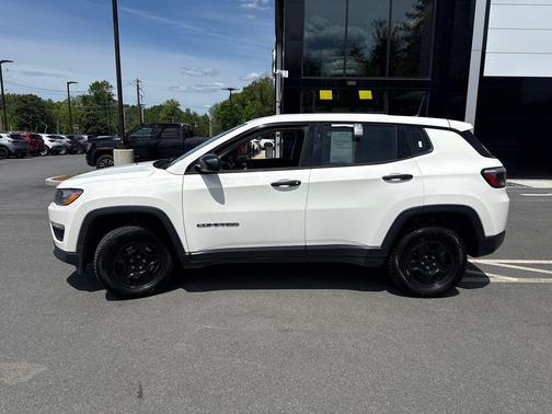 White Clearcoat 2021 Jeep Compass Sport