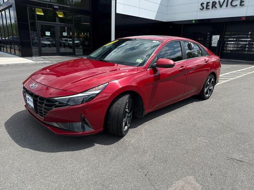 Scarlet Red Pearl 2023 Hyundai ELANTRA HEV Limited
