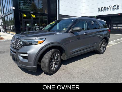 Gray Metallic 2021 Ford Explorer XLT
